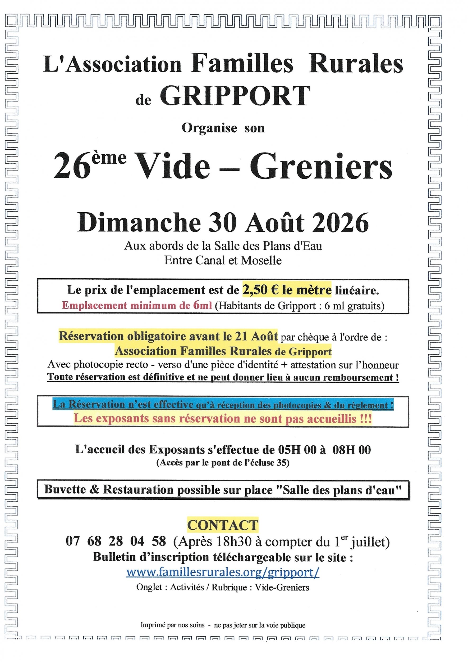 vide grenier