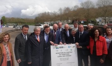 Signature du contrat de territoire : canal des vosges pour développer l'attractivité de notre territoire