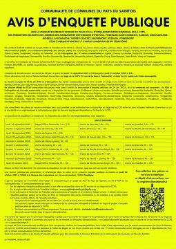 Plan Local d'Urbanisme Intercommunal (PLUI) : l'enquête publique débutera le 15 septembre.