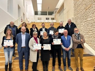 Cérémonie de remise de titres : artisan - artisan d'art à Saxon-Sion