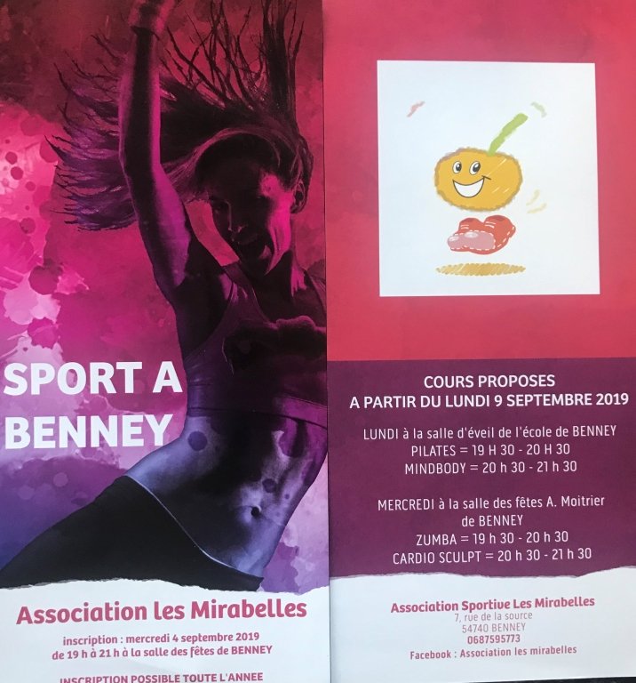 Plaquette activités Les mirabelles de benney CCPS